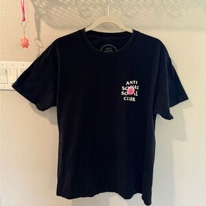 Anti Social Social Club T Shirt Flowers